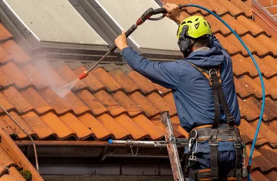 Démoussage et hydrofuge de toiture à Puyméras